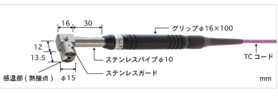 安立溫度A-311E-00-1-TC1-ASP傳感器探頭