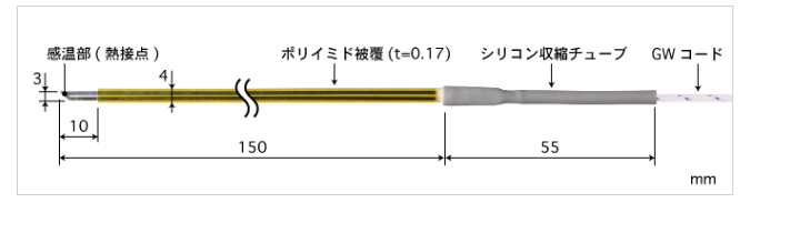 安立溫度計探頭ST-13K-015-GW1-ANP膠帶式多用途溫度傳感器