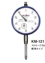 得樂TECLOCK百分表0.01mm長行程指示表日本進(jìn)口KM-121