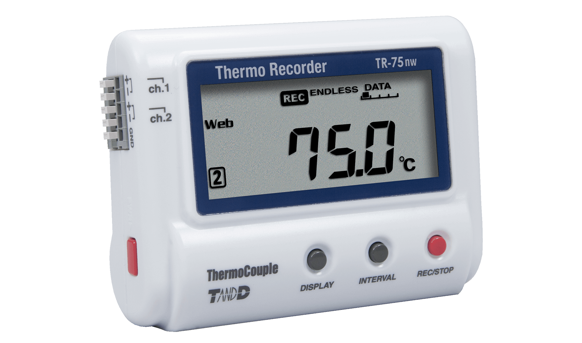 日本tandd進口TR-75nw溫濕度計