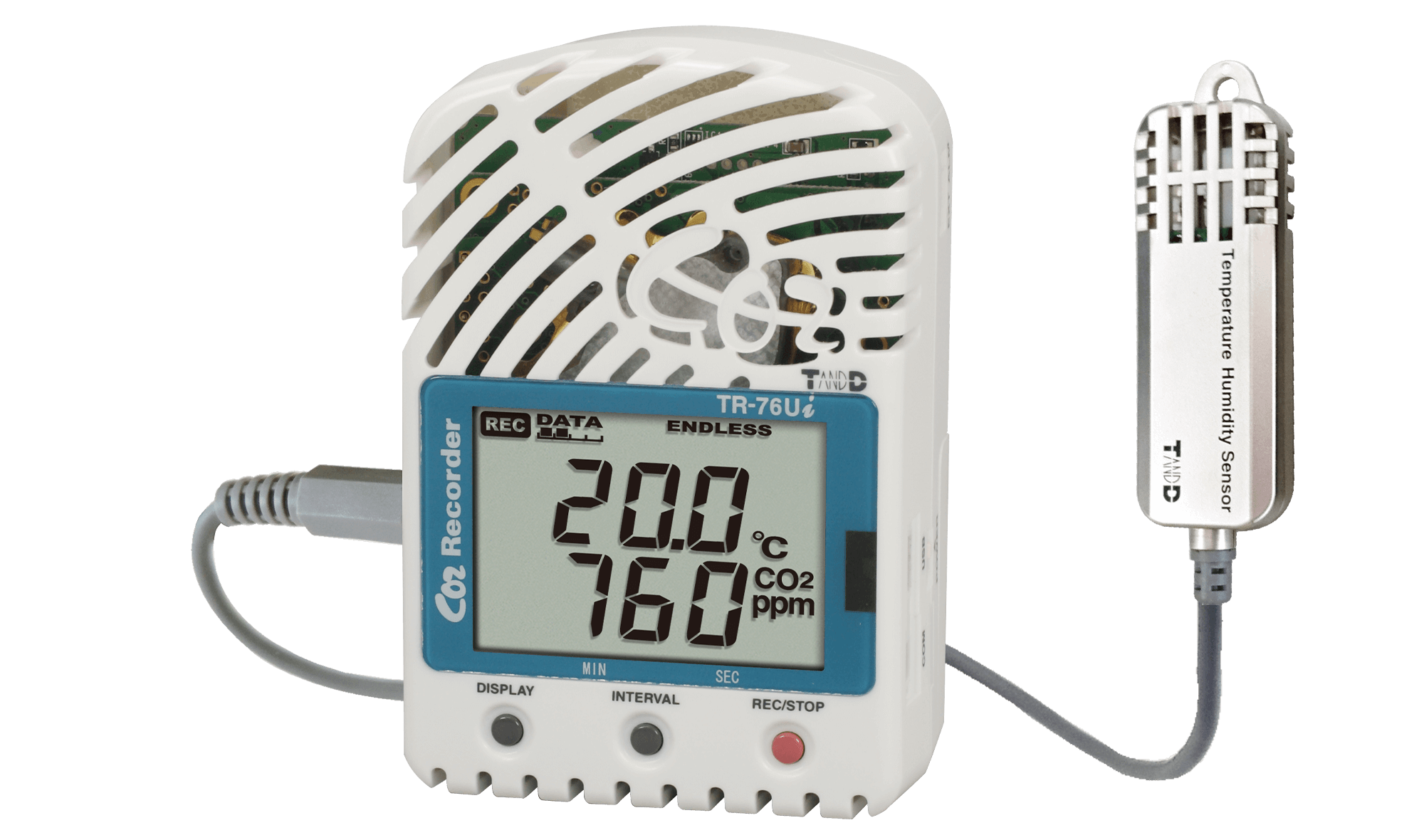 日本tandd進(jìn)口帶高精度溫度和濕度傳感器的TR-76Ui-S